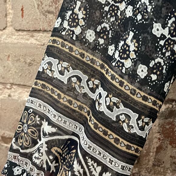 Madewell Lace-Up Dress in Burnished Floral Size 0 NWOT - Picture 5 of 7